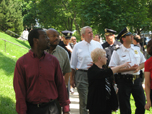 Mayor Tom Barrett at the Avenue West Neighborhood Walk