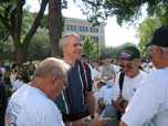 Mayor Tom Barrett with Veterans 