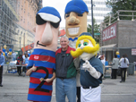 Mayor Tom Barrett and the Racing Sausages