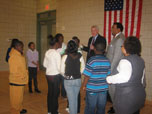 Mayor Tom Barrett at Milwaukee Housing Authority Education Initiative 