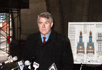 Mayor Barrett at press conference
