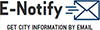 E-Notify Get City information by email