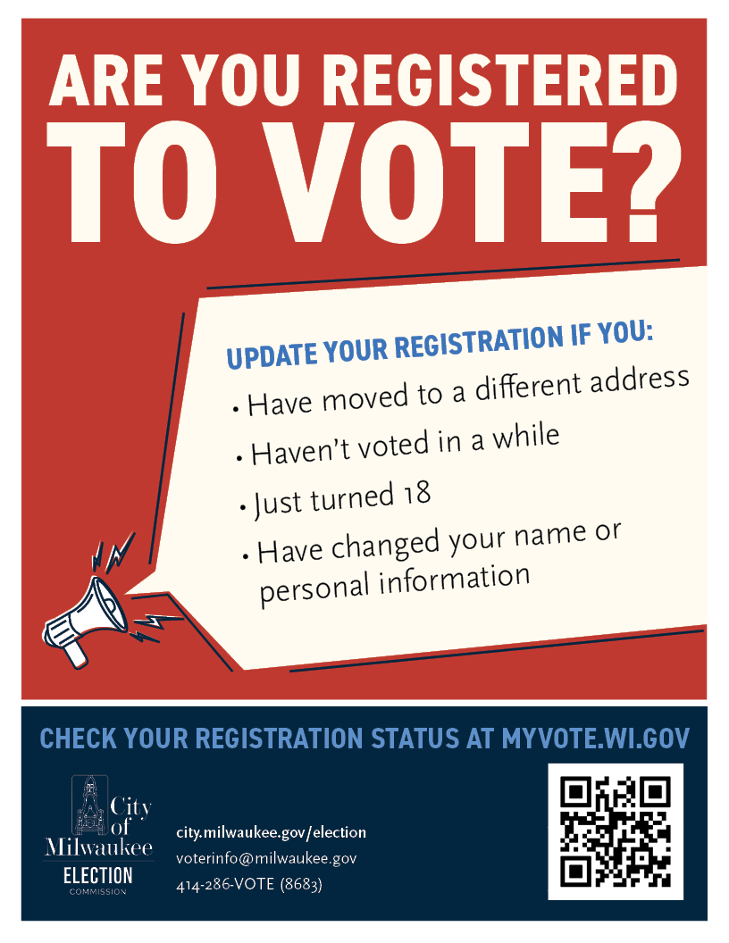 Are you Registered to Vote Flyer