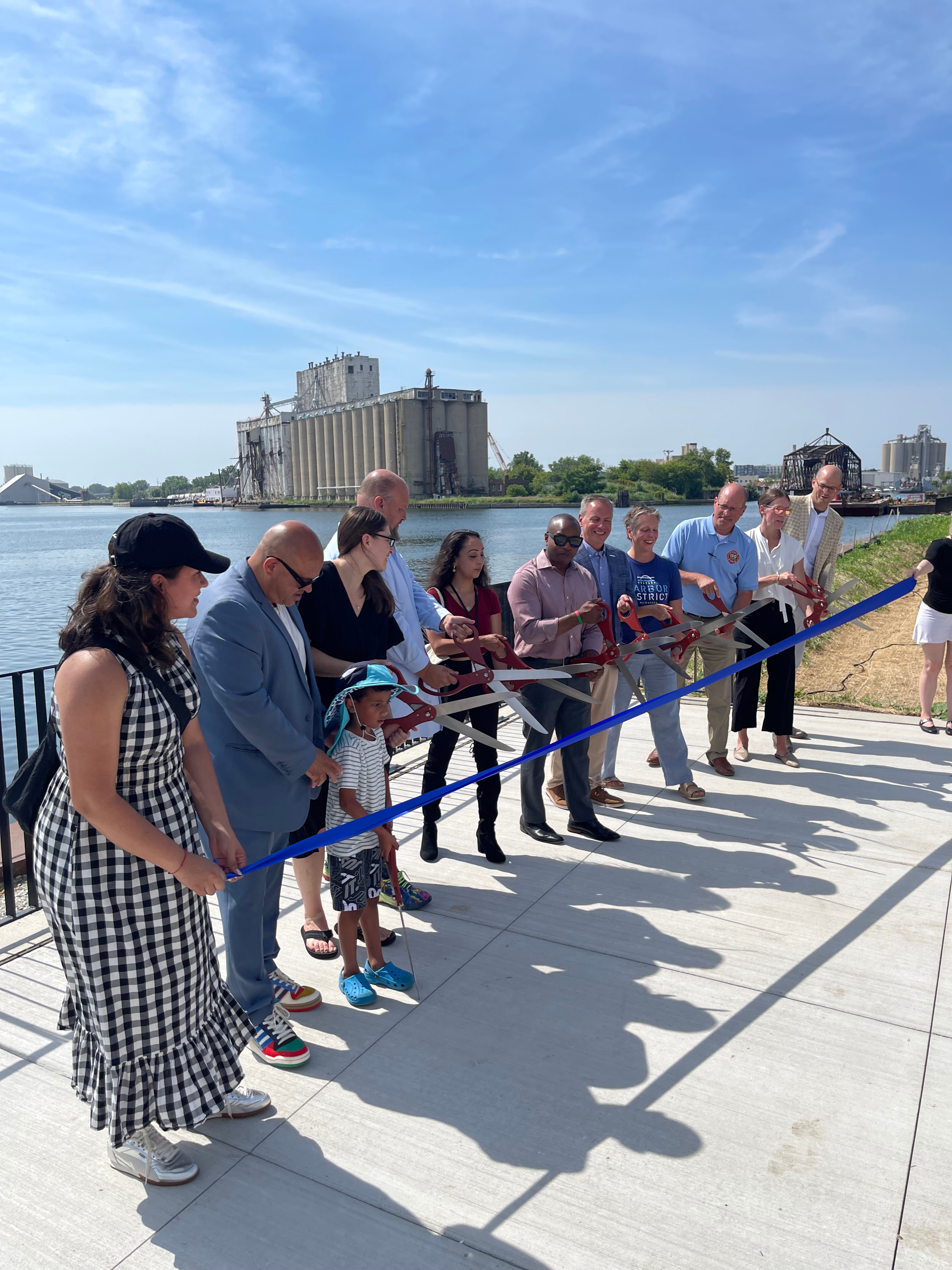 Harbor District Riverwalk Ribbon Cutting