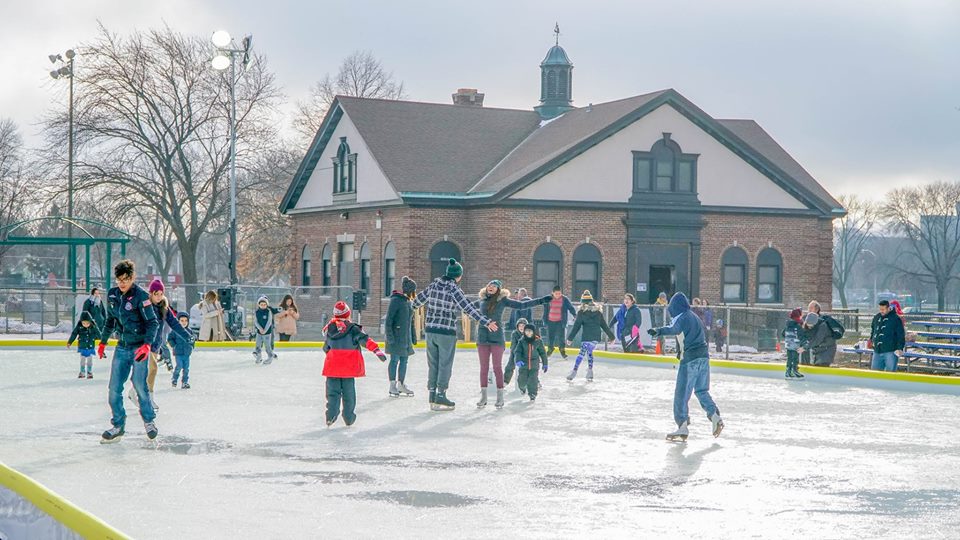 Burnham Park Ice Skating 