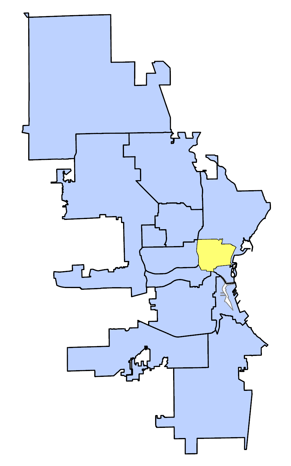 Map of Downtown Plan Area