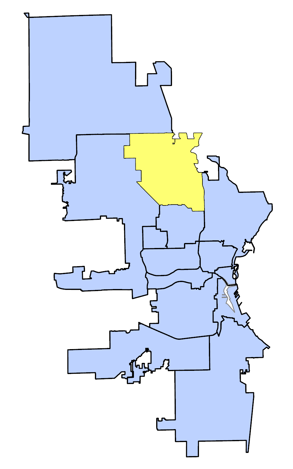 Map of Near North Plan Area