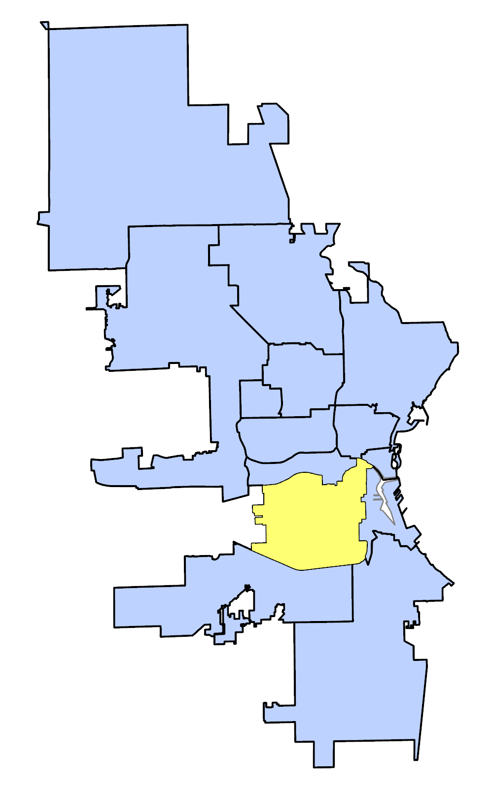Map of Near South Plan Area