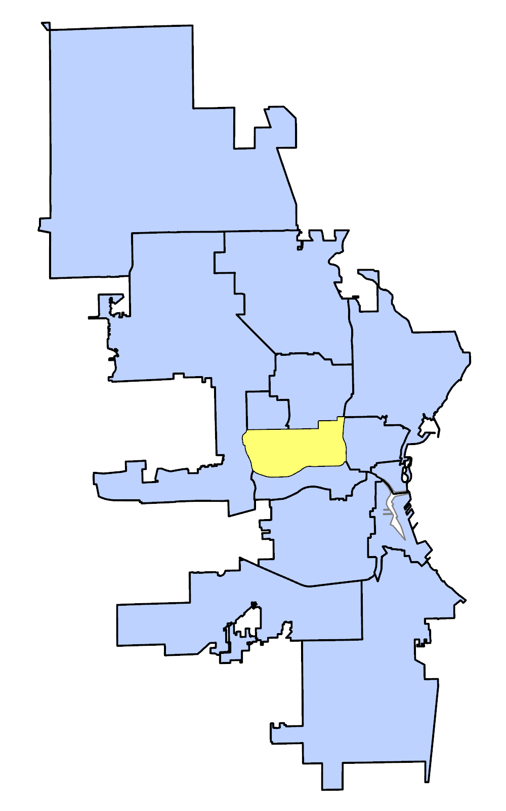 Map of Near West Plan Area