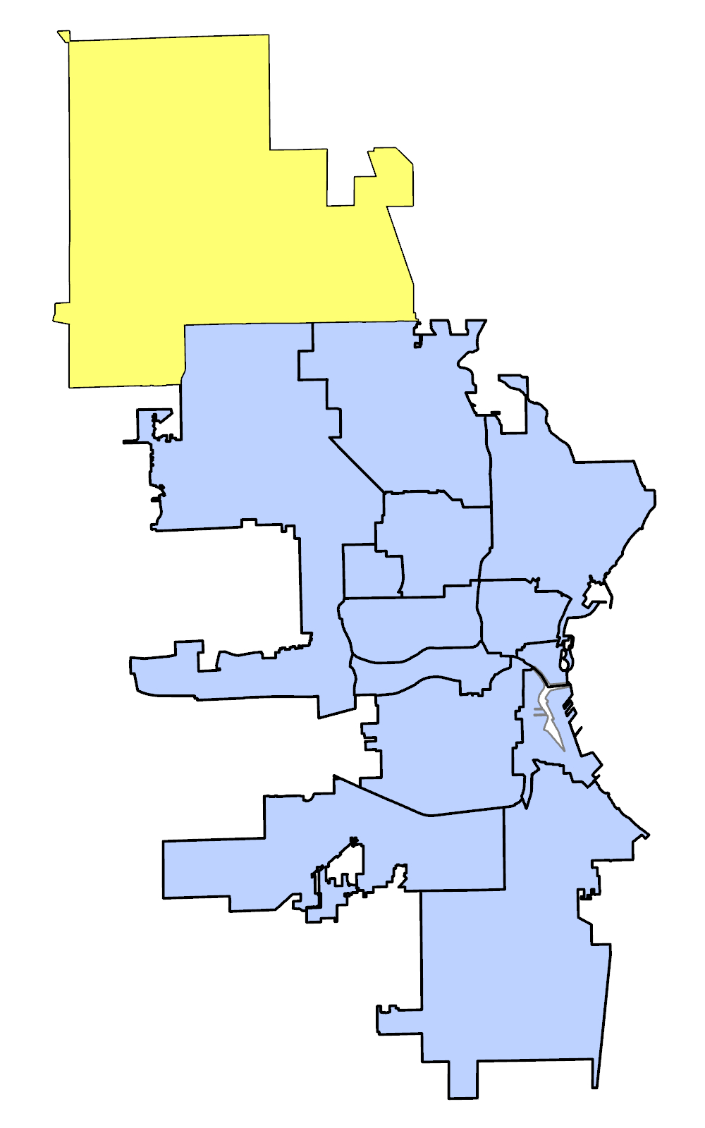 Map of Northwest Plan Area