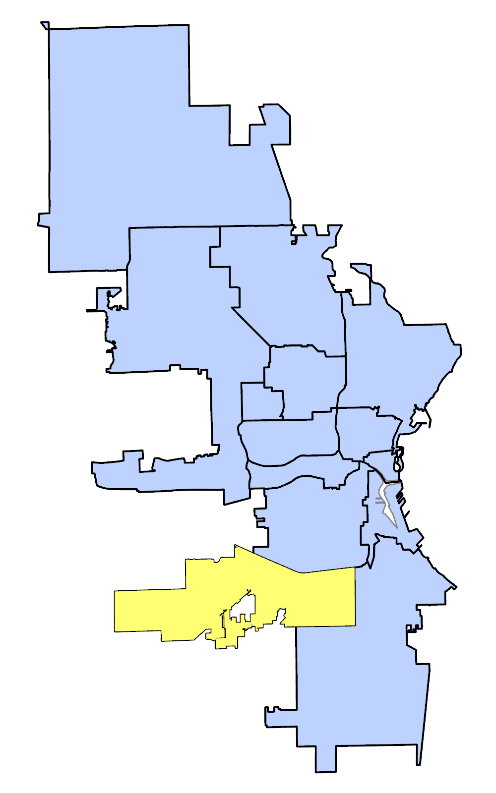 Map of Southwest Plan Area