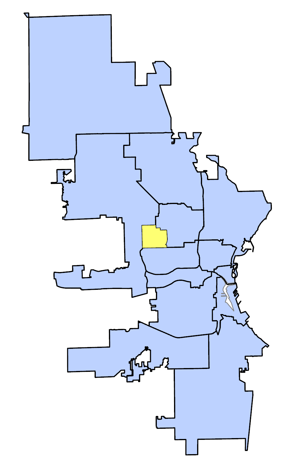 Map of Washington Park Plan Area