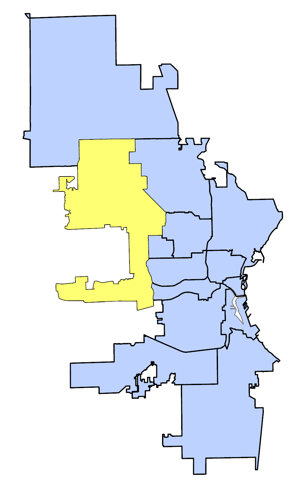 Map of West Plan Area