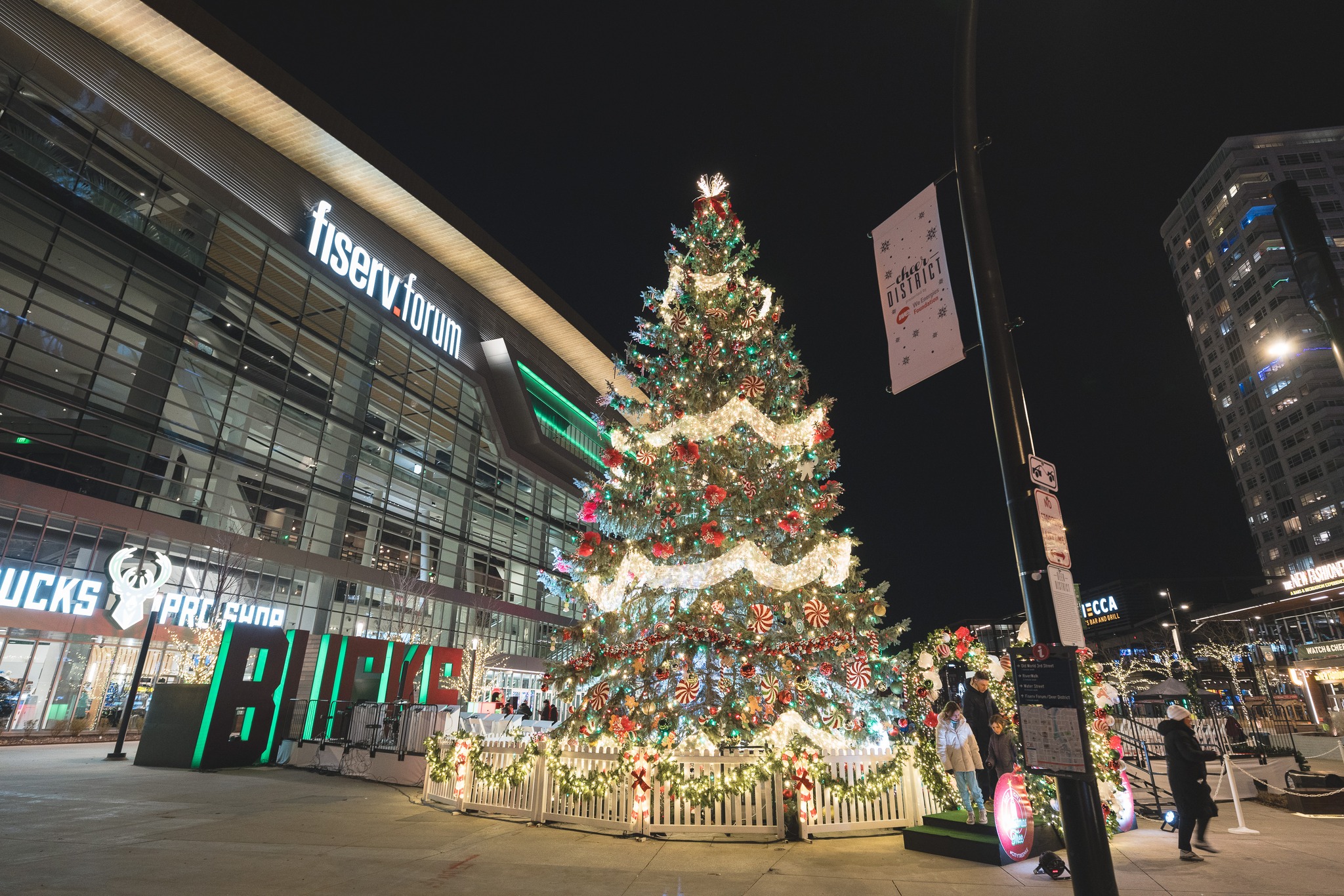 Holiday Tree at Cheer District
