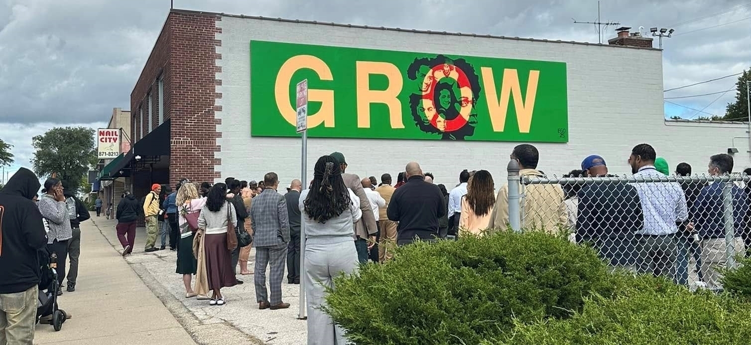 Grow mural at OAAA