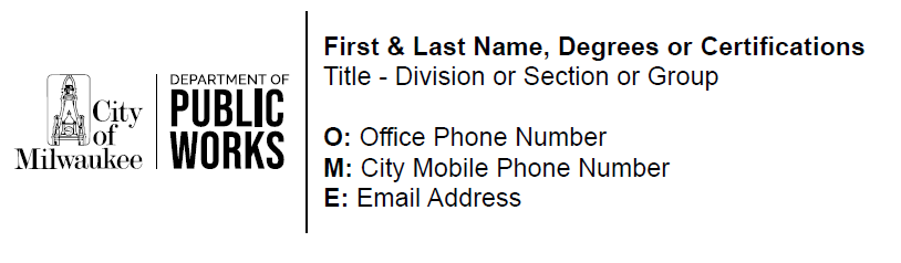 Email Signature Template