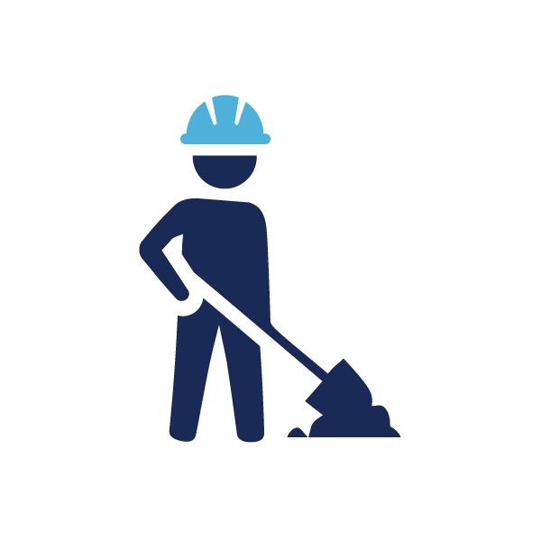 Person with Shovel