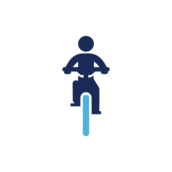 Bike Front with Person