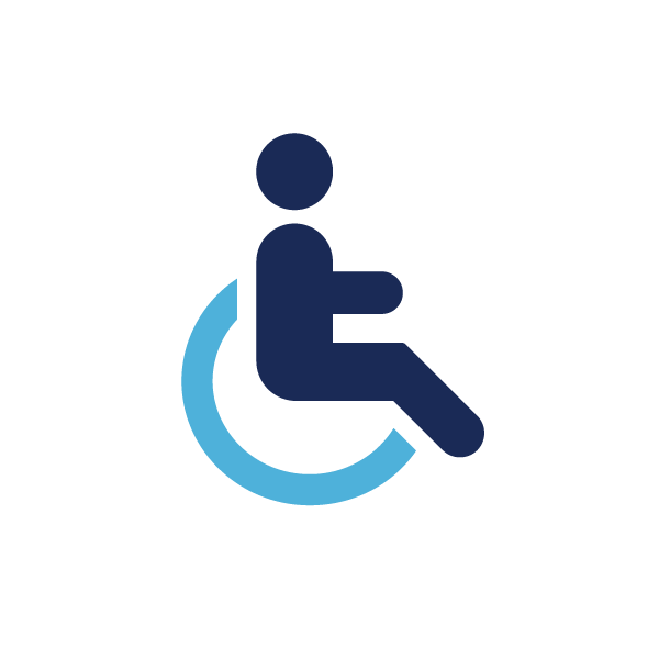 Pedestrian with Wheelchair