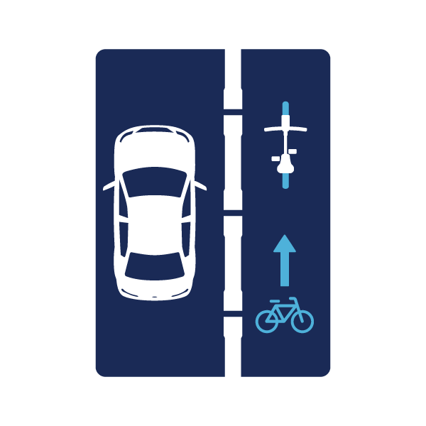 Protected Bike Lane (Concrete)
