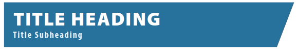 Title Headings