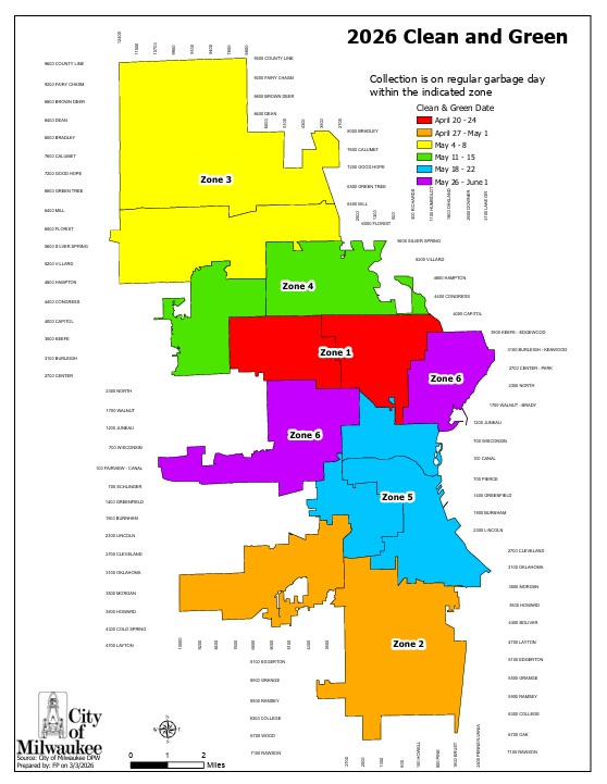 Picture of 2026 Project Clean and Green Map