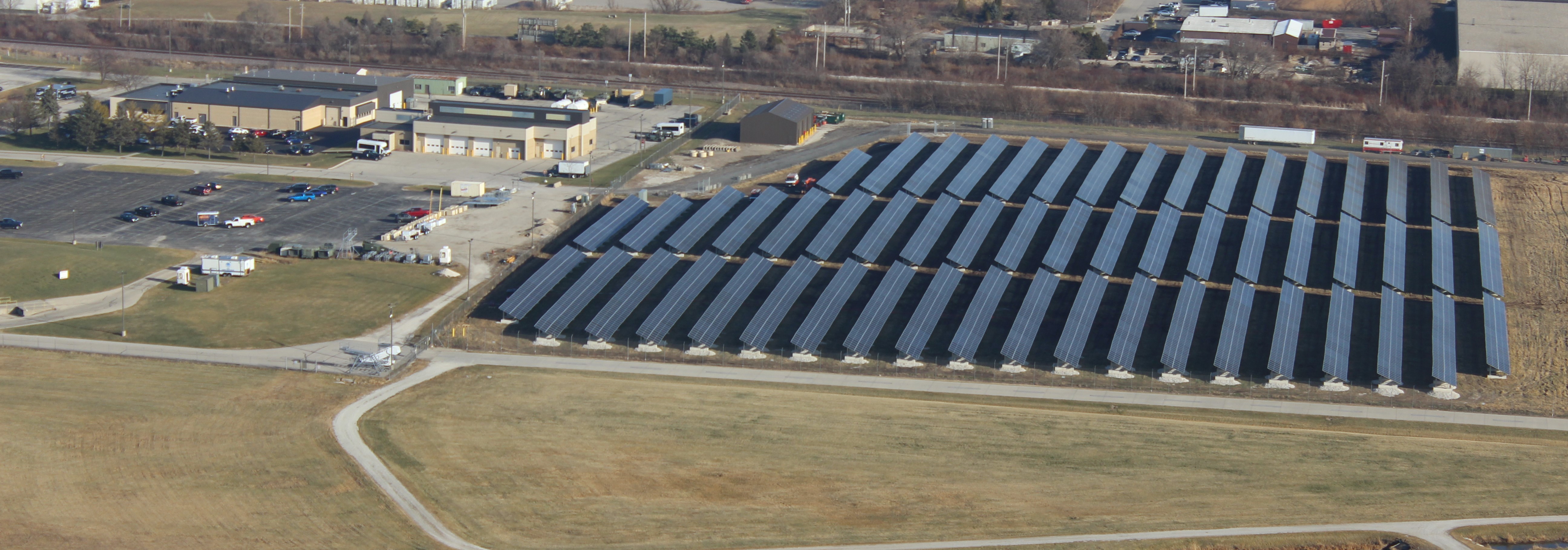 2.25 MW solar project on City owned landfill at 1600 E College Avenue