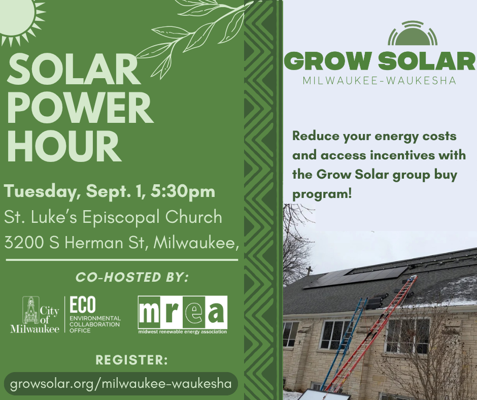 Grow Solar Power Hour Flyer