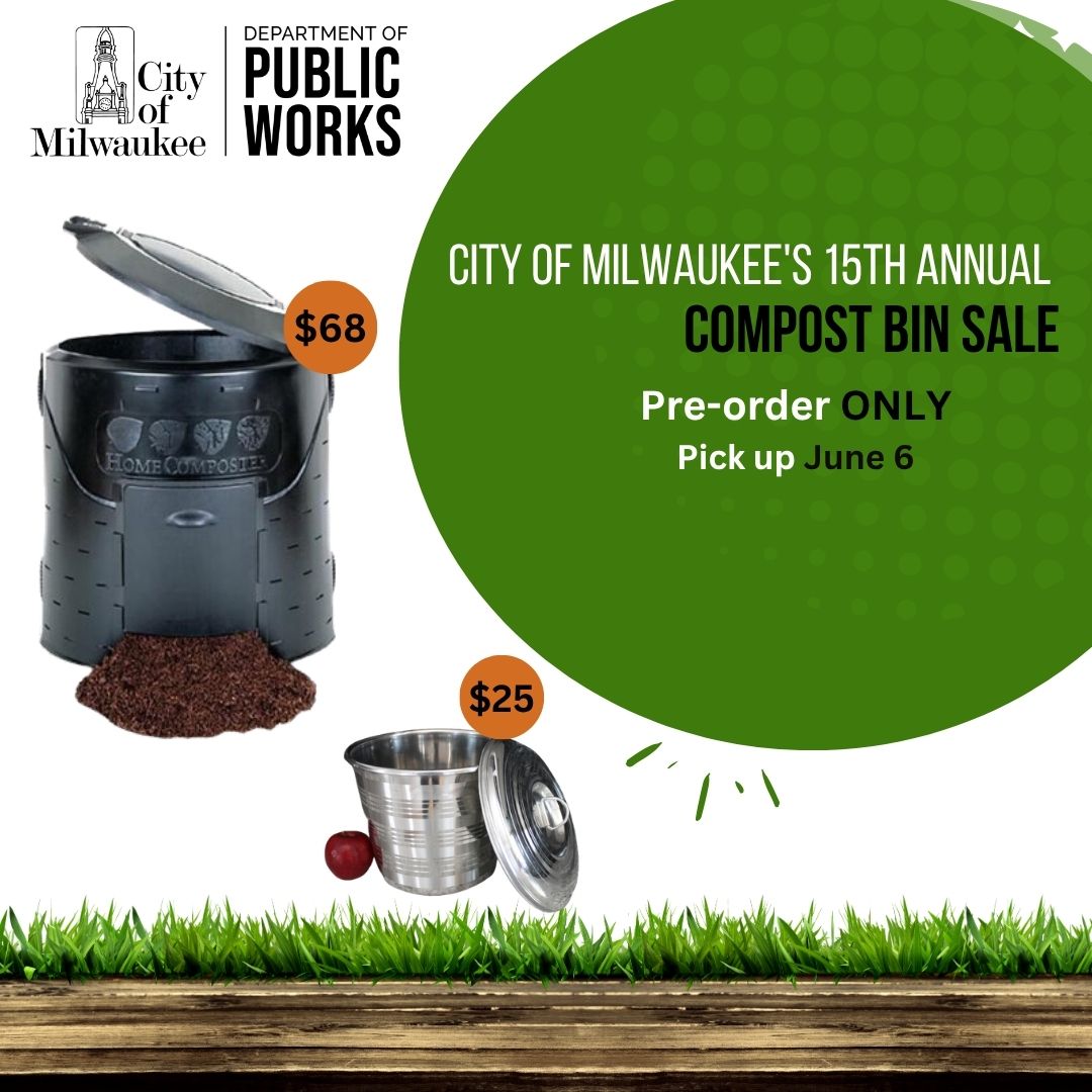 2026 Compost Bin Sale Picture of bin and pail for sale