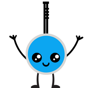 Animated image of a thermometer with eyes and a mouth smiling.
