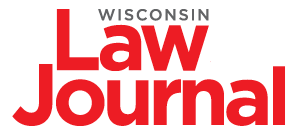 Red Law Journal logo with “WISCONSIN” text above, on white background.