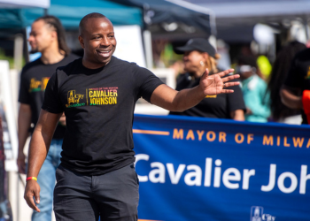 Mayor Johnson at Juneteenth Parade